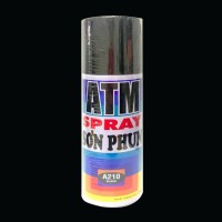 Sơn Xịt ATM A210 Màu Đen Bóng