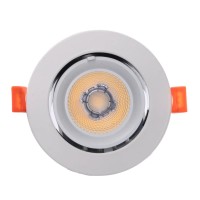 LED Downlight âm trần Chiếu điểm, Điều chỉnh hướng sáng 12W ánh sáng vàng DLA-12V