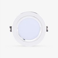 Đèn LED âm trần Downlight AT10 viền bạc 90/8W