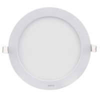 LED Panel âm trần nhôm mặt tròn 15W ánh sáng vàng RPL-15V