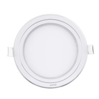 LED Panel âm trần nhôm viền bạc mặt tròn 9W - 3 chế độ màu RPL-9/3C/S