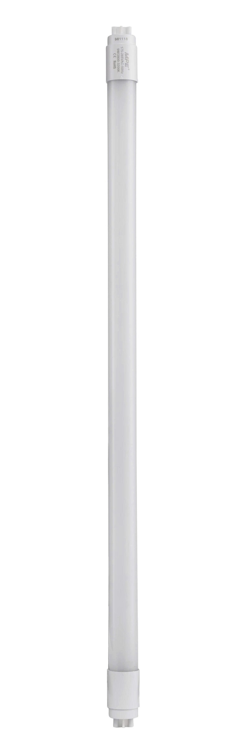 LED tube nhựa nano 0.6m 9W ánh sáng vàng NT8-60V