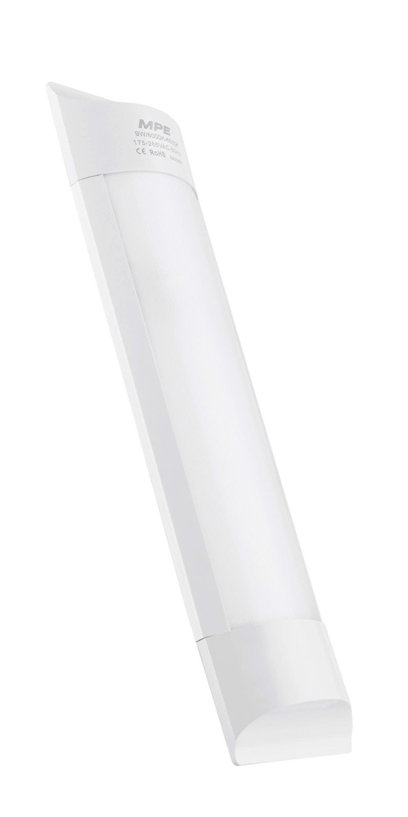 LED Bán Nguyệt thân đèn nhôm-nhựa 9W ánh sáng trắng BN-9T