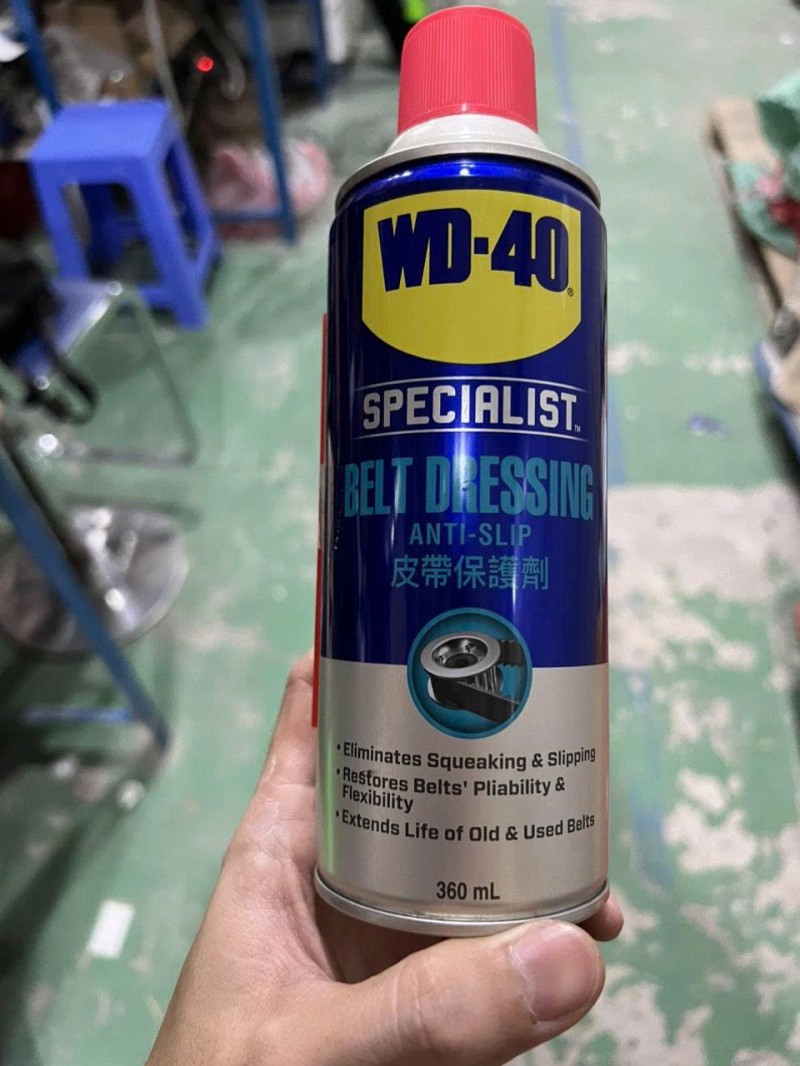 Thùng 12 Chai Xịt Bảo Dưỡng Dây Đai 360 ml WD 40 Belt Dressing