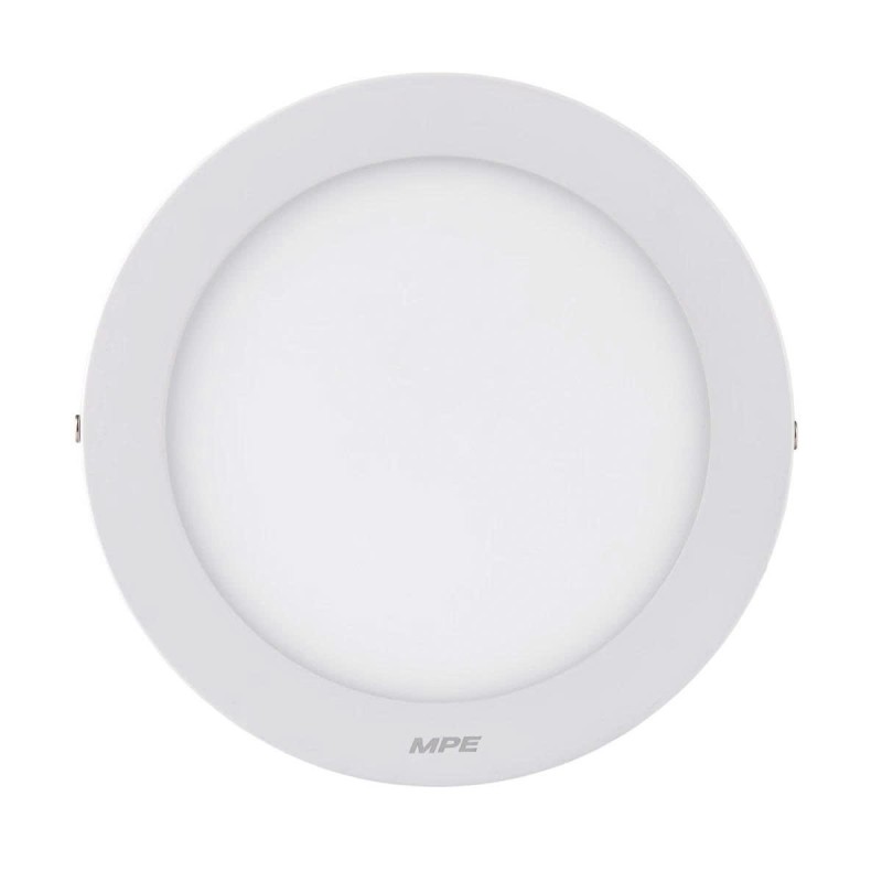 LED Panel ốp nổi nhôm, mặt tròn 12W - 3 chế độ màu SRPL-12/3C