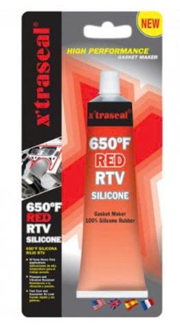 Keo tạo ron gioăng chịu nhiệt Xtraseal 650F Red RTV Silicone Dạng Tuýp 85gr Đỏ Chính Hãng