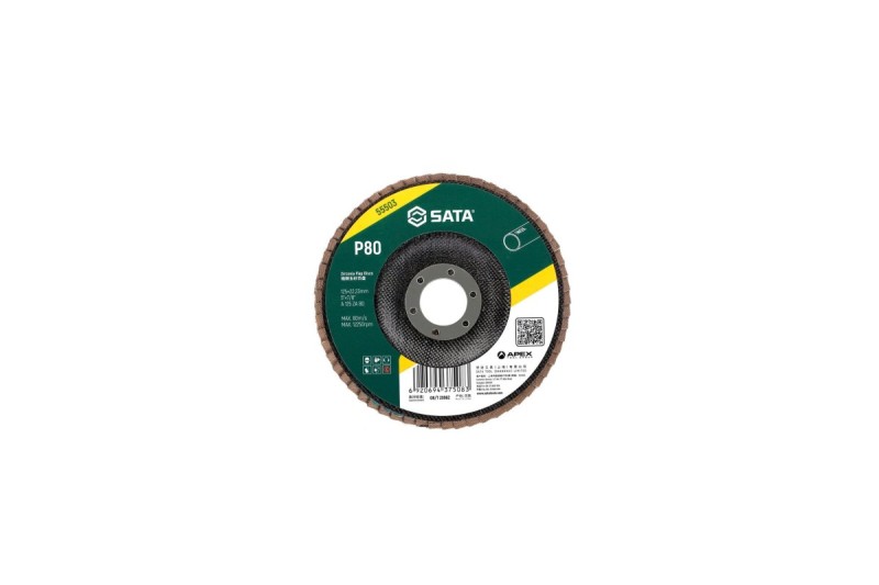 Nhám Xếp Zirconia Cao Cấp 125×P80×22.23mm Sata 55503