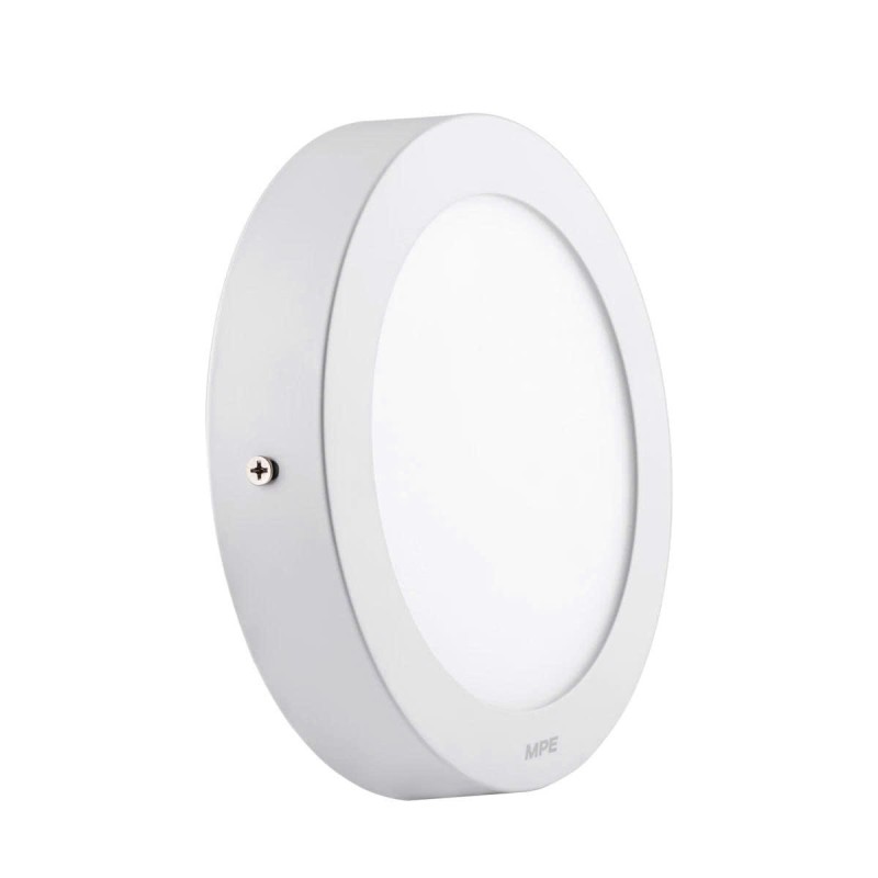 LED Panel ốp nổi nhôm, mặt tròn 12W - 3 chế độ màu SRPL-12/3C