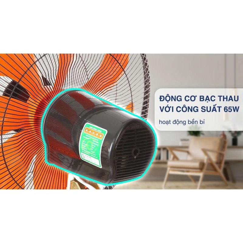 TC 1622 - QUẠT TREO TƯỜNG SENKO 2 DÂY - CÔNG SUẤT 65W - 7 CÁNH - BẢO HÀNH 24 THÁNG