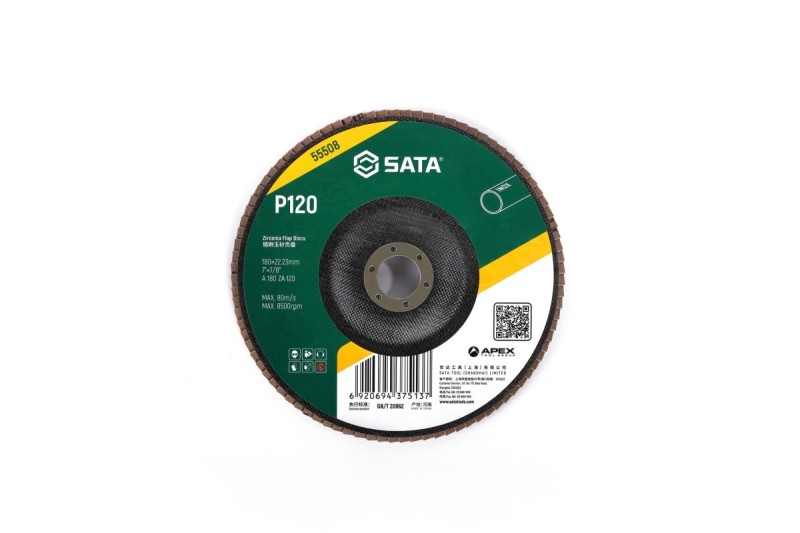 Nhám Xếp Zirconia Cao Cấp 180×P120×22.23mm Sata 55508